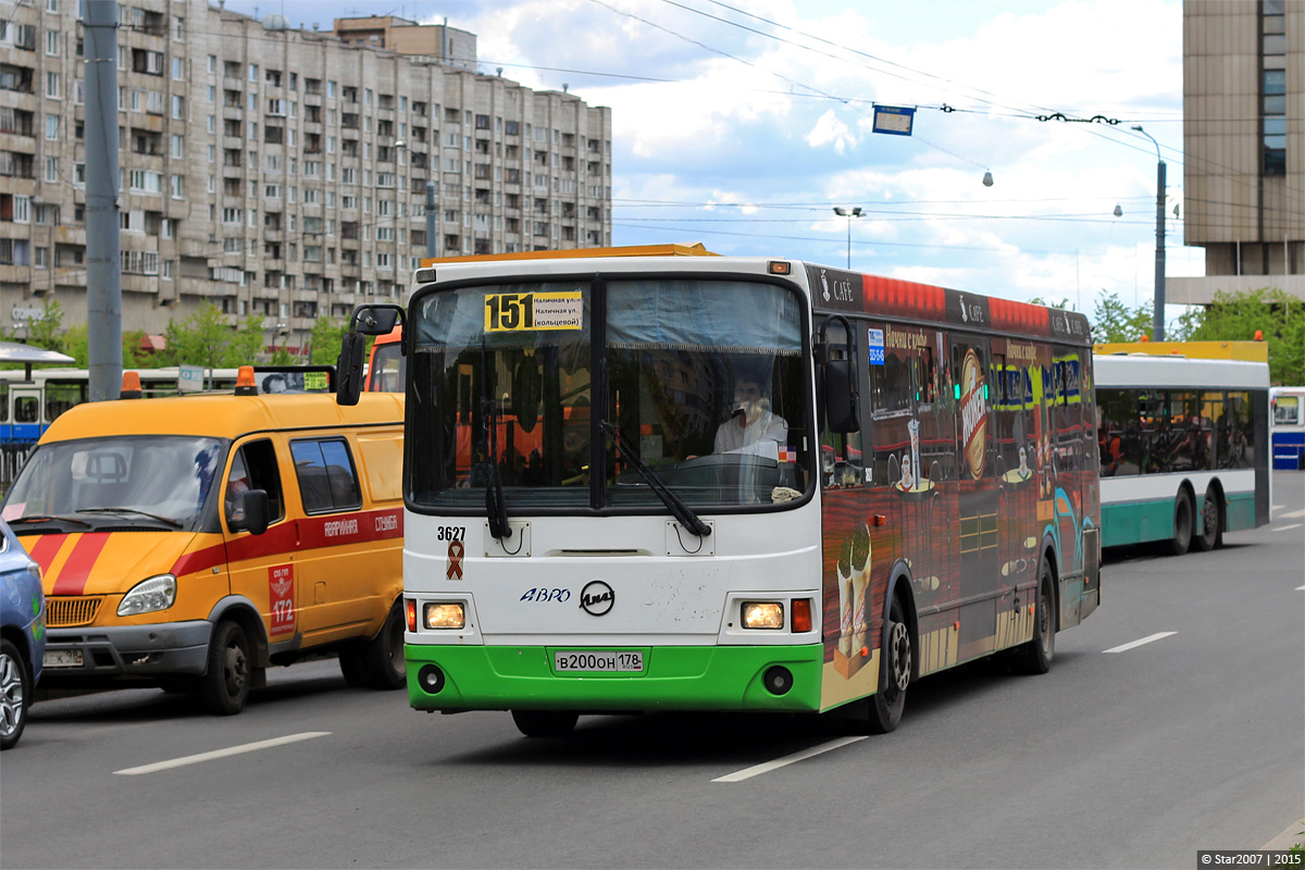 Санкт-Петербург, ЛиАЗ-5293.60 № 3627