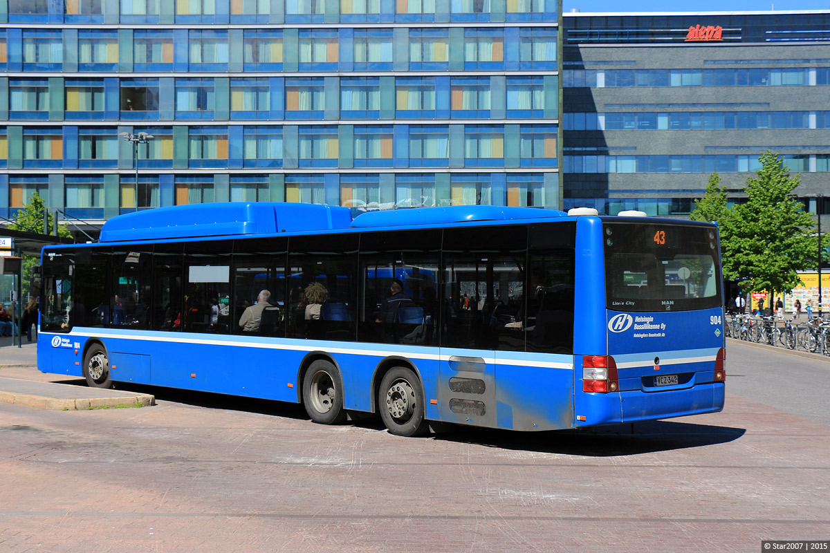 Финляндия, MAN A26 Lion's City LL NL313-15 CNG № 904