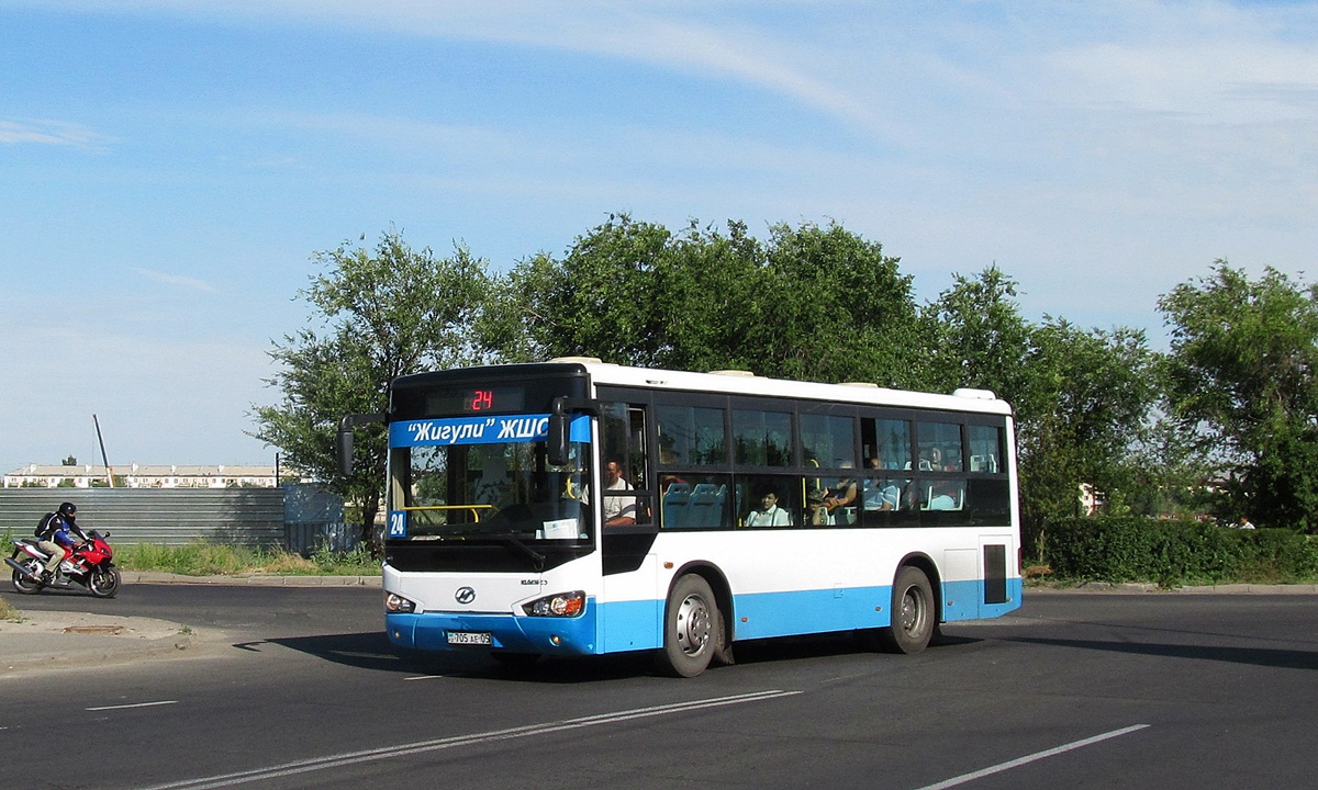 Жетысуская область, Higer KLQ6895G № 705 AE 05