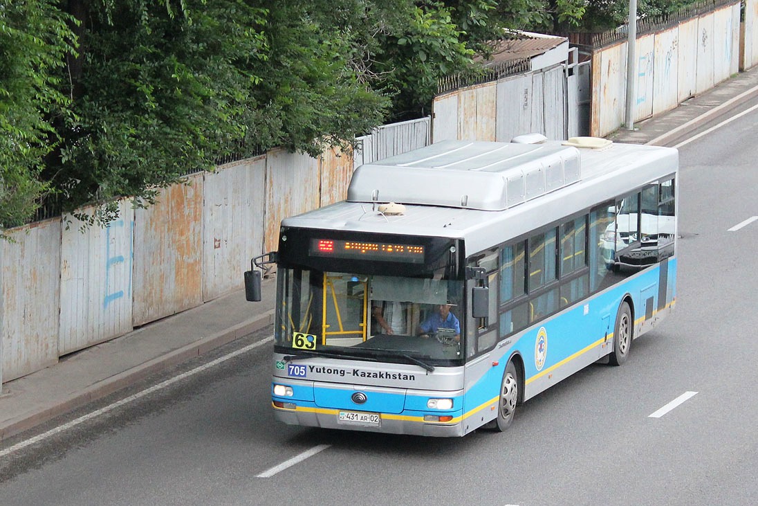 Алматы, Yutong ZK6118HGA № 705