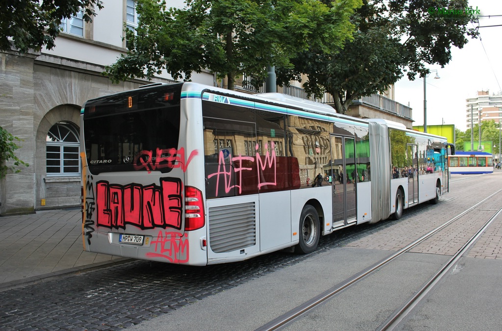 Гессен, Mercedes-Benz O530G Citaro facelift G № 709