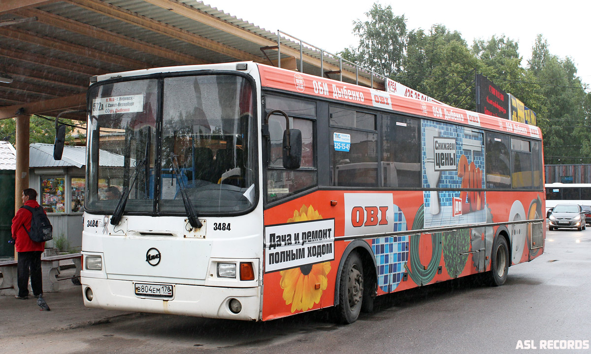 Sankt Petersburg, LiAZ-5256.58 Nr 3484