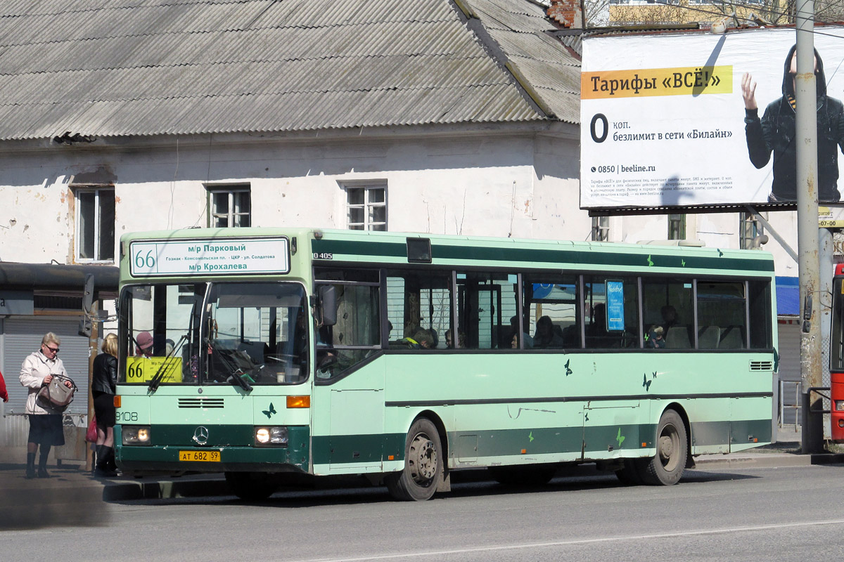 Пермский край, Mercedes-Benz O405 № АТ 682 59