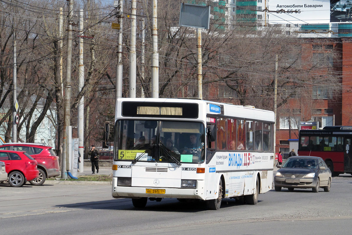 Пермский край, Mercedes-Benz O405 № АТ 391 59