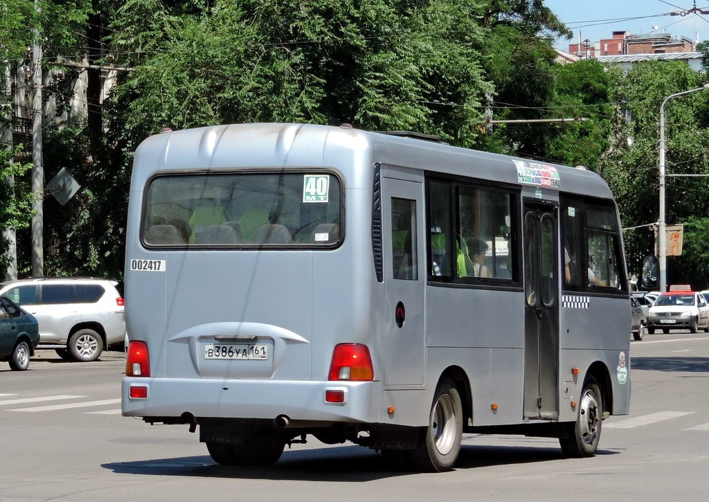 Ростовская область, Hyundai County SWB C08 (ТагАЗ) № 002417