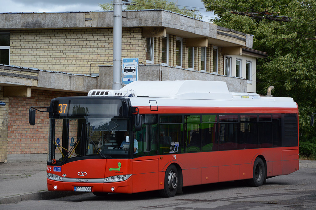 Литва, Solaris Urbino III 12 CNG № 778