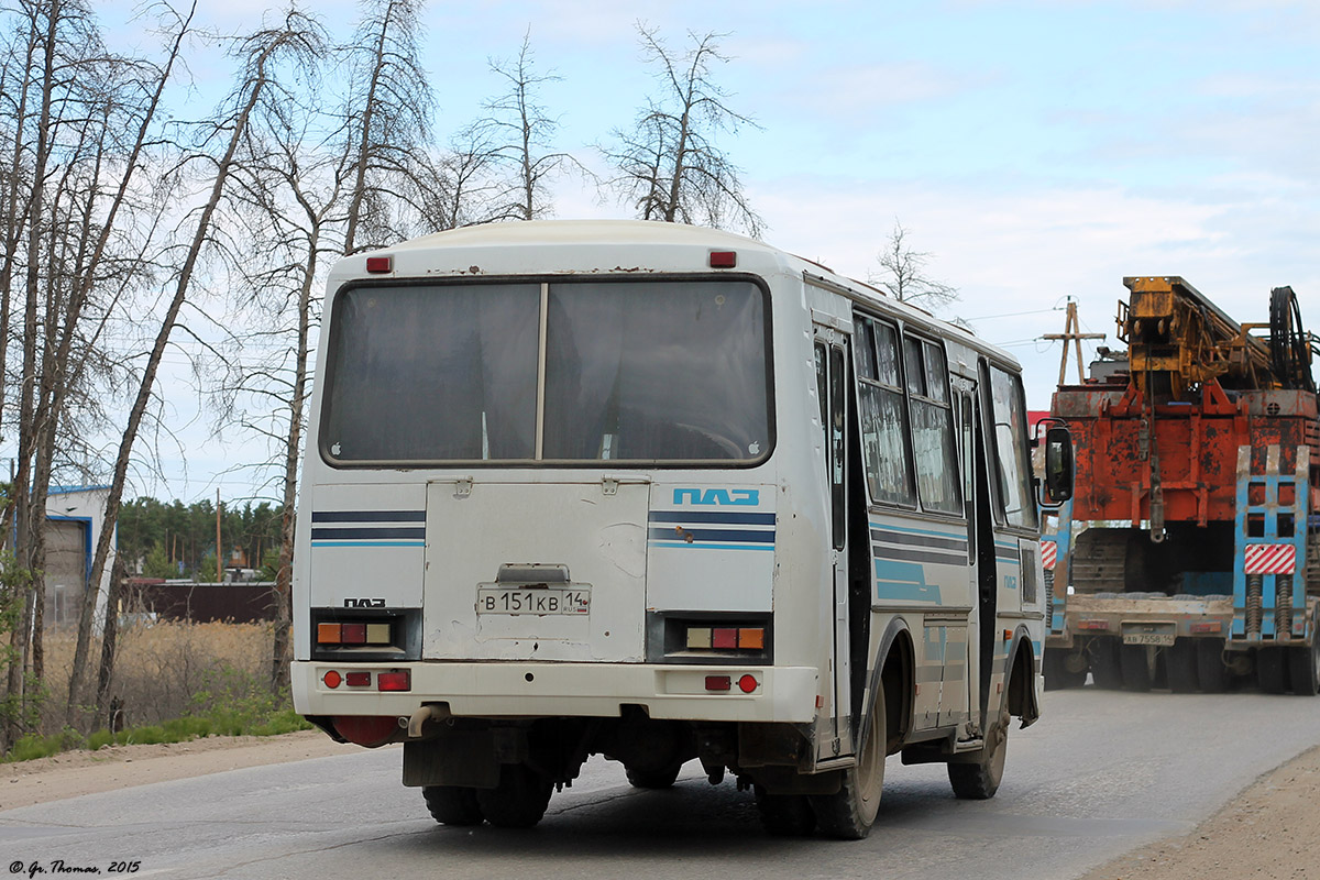 Саха (Якутия), ПАЗ-3205 (00) № В 151 КВ 14