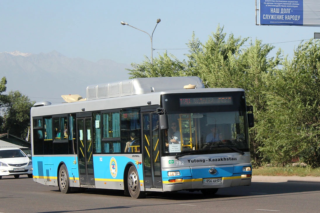 Алматы, Yutong ZK6118HGA № 782