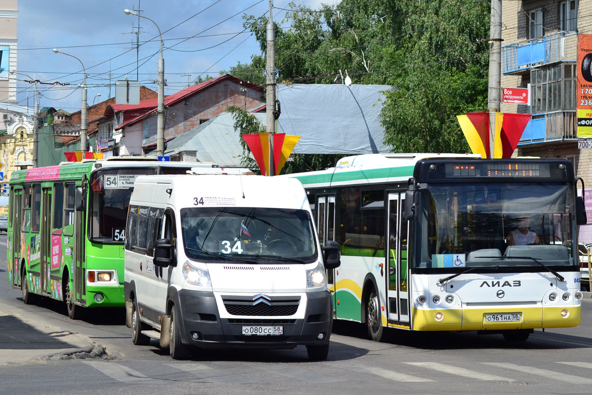 Пензенская область, Нижегородец-2227W (Citroёn Jumper) № О 080 СС 58