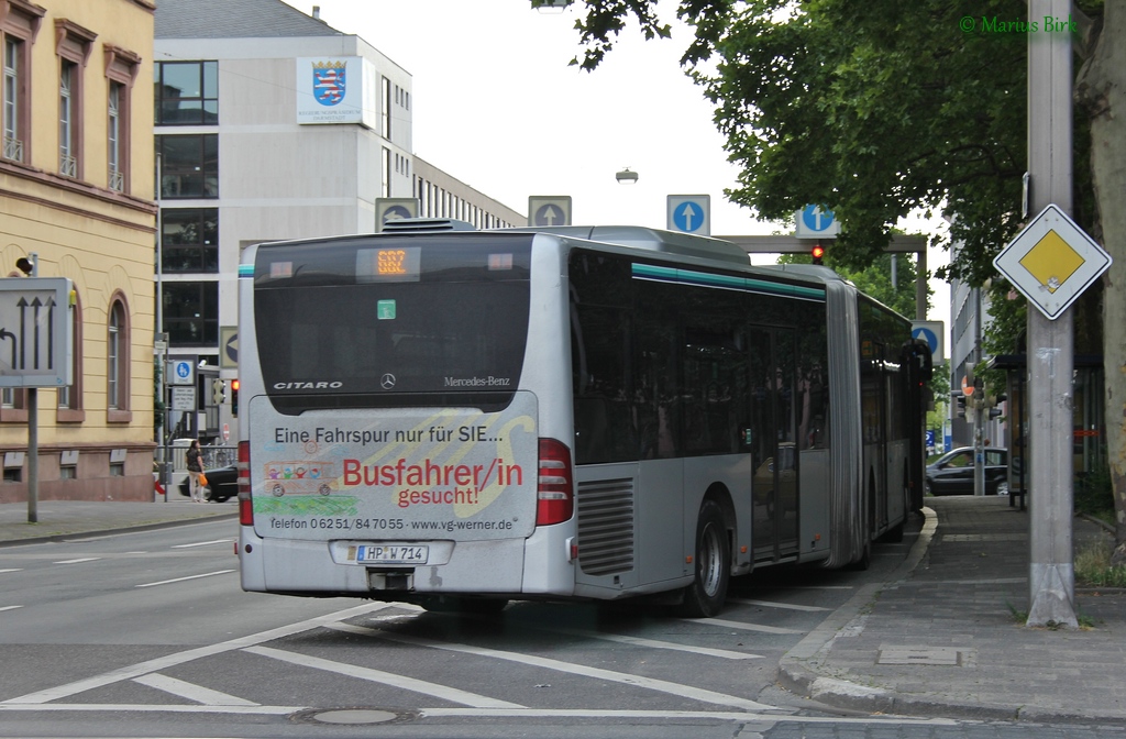 Гессен, Mercedes-Benz O530G Citaro facelift G № 714