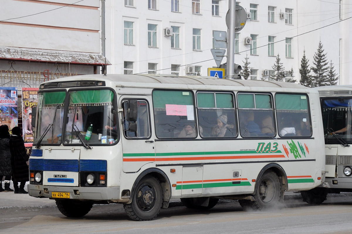 Саха (Якутия), ПАЗ-32054 № КК 494 14