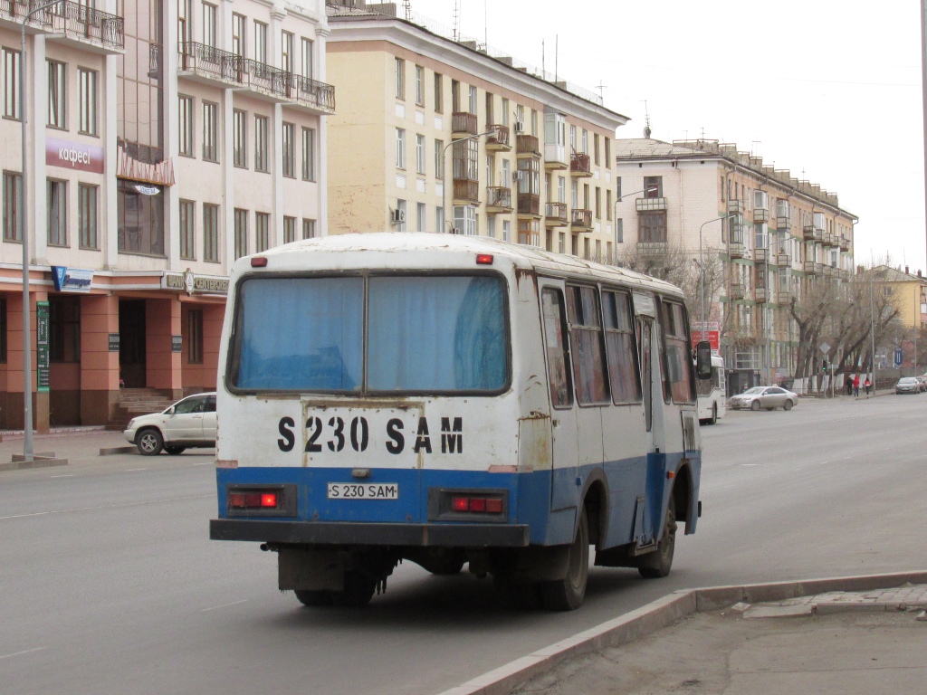 Павлодарская область, ПАЗ-3205 (00) № S 230 SAM