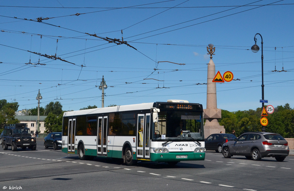 Санкт-Петербург, ЛиАЗ-5292.60 № 2243