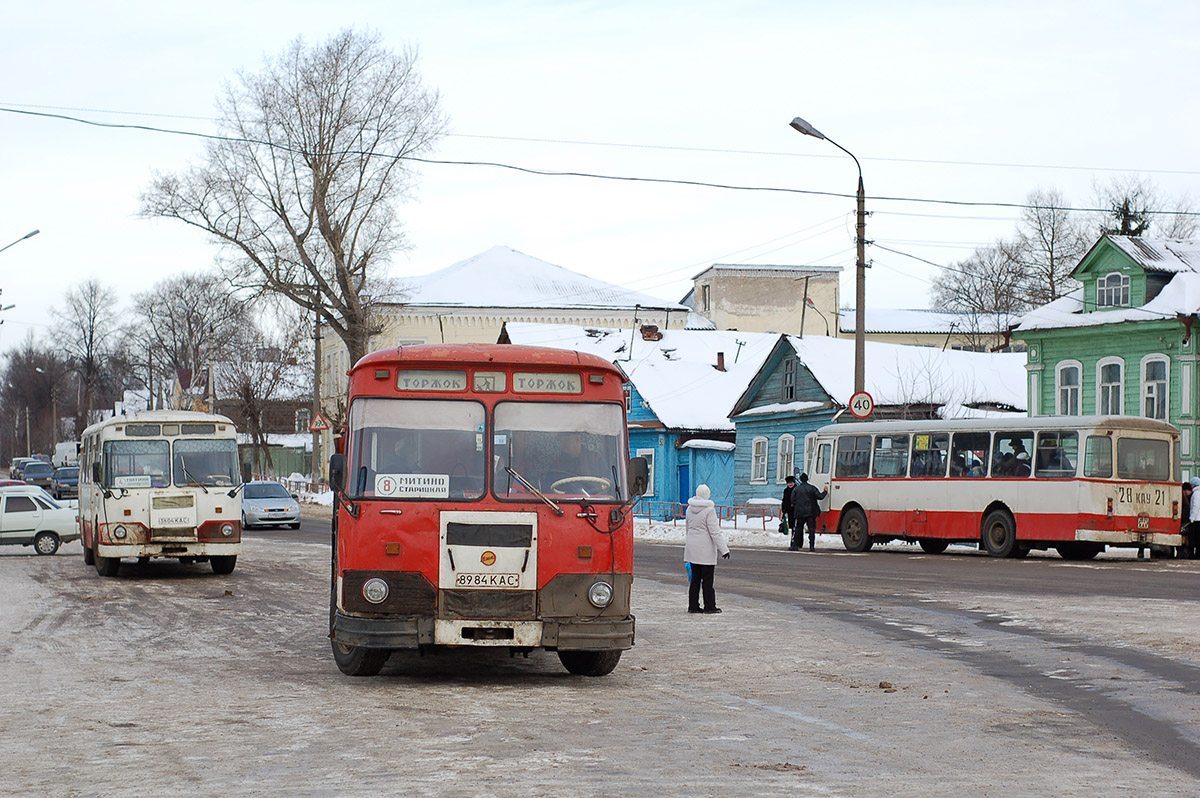 Тверская область, ЛиАЗ-677М № 3804 КАС; Тверская область, ЛиАЗ-677М № 8984 КАС; Тверская область, ЛиАЗ-677М № 2821 КАУ; Тверская область — Разные фотографии