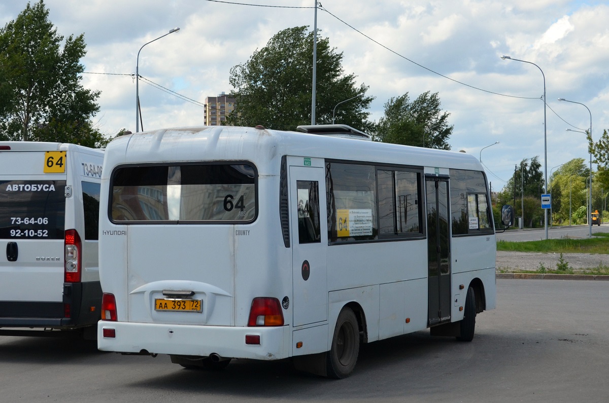 Тюменская область, Hyundai County LWB (ТагАЗ) № АА 393 72