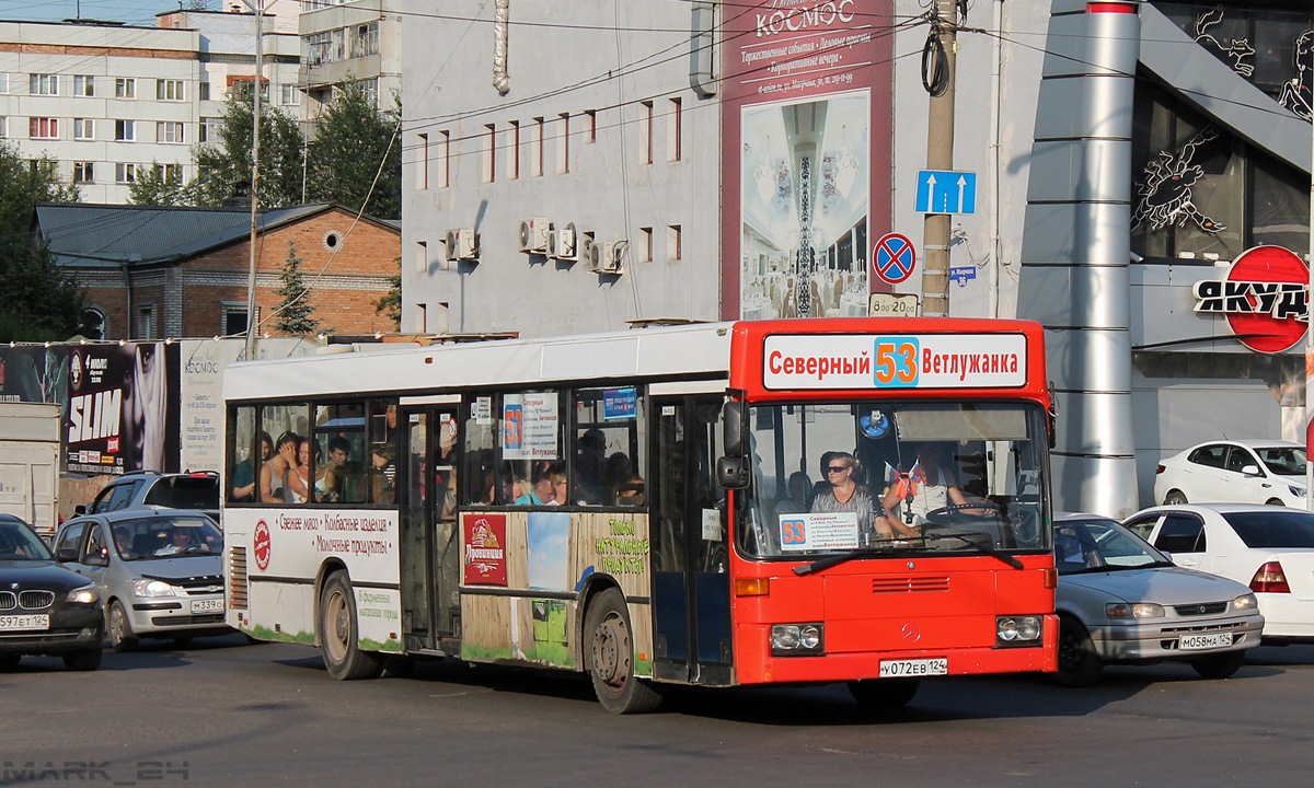 Красноярский край, Mercedes-Benz O405N № У 072 ЕВ 124