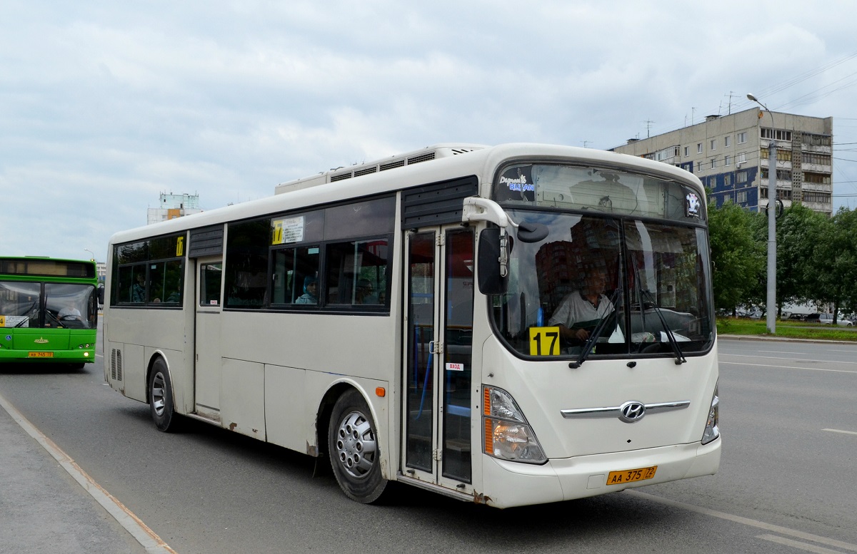 Тюменская область, Hyundai New Super AeroCity 1F/L № АА 375 72