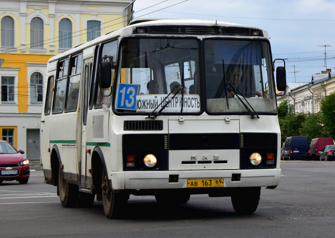 Тверская область, ПАЗ-32053 № АВ 163 69