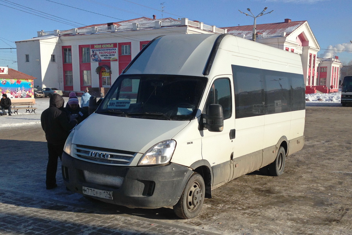 Челябинская область, IVECO Daily № М 770 РР 174