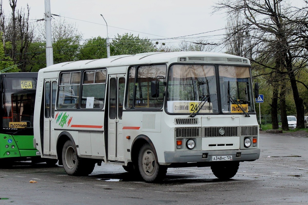 Ставропольский край, ПАЗ-32054 № А 348 НС 126