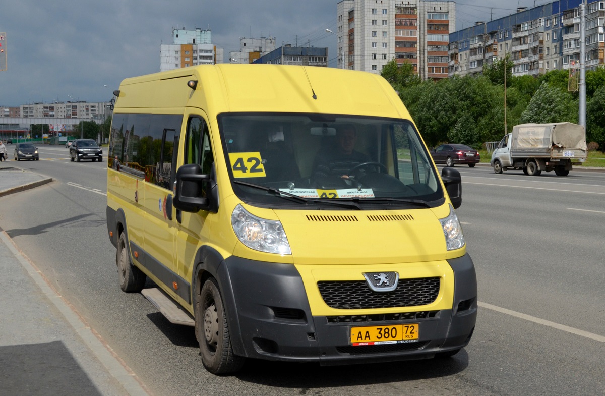 Тюменская область, Нижегородец-2227SK (Peugeot Boxer) № АА 380 72