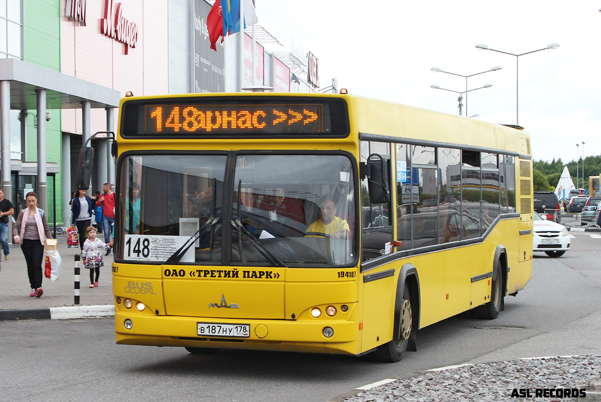 Санкт-Петербург, МАЗ-103.468 № В 187 НУ 178