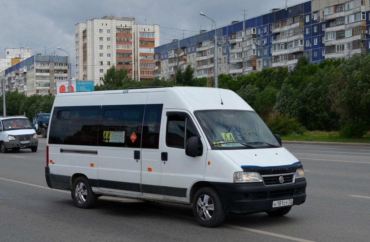 Тюменская область, FIAT Ducato 244 CSMMC-RLL, -RTL № Н 181 СУ 72