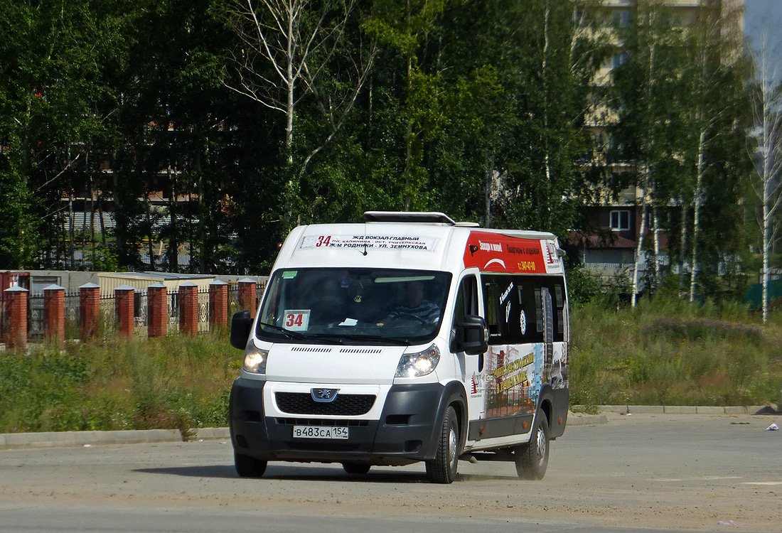 Новосибирская область, Нижегородец-2227SK (Peugeot Boxer) № В 483 СА 154