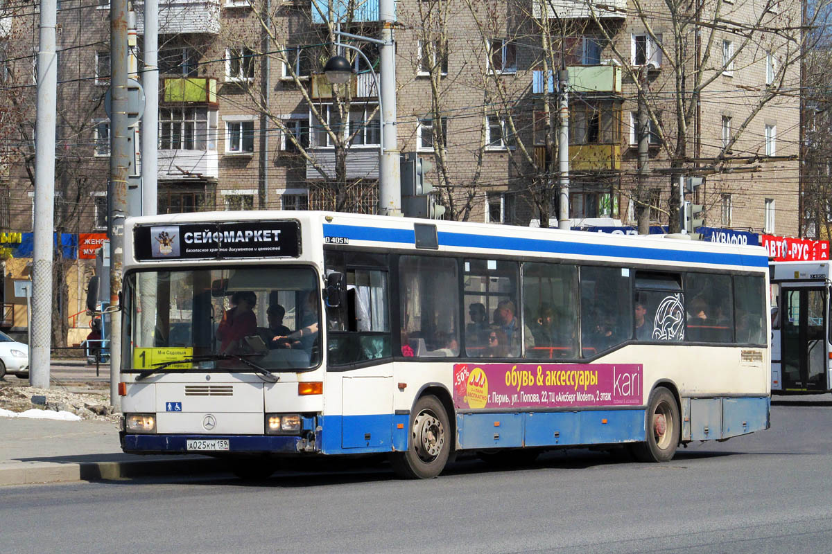 Perm region, Mercedes-Benz O405N2 # А 025 КМ 159