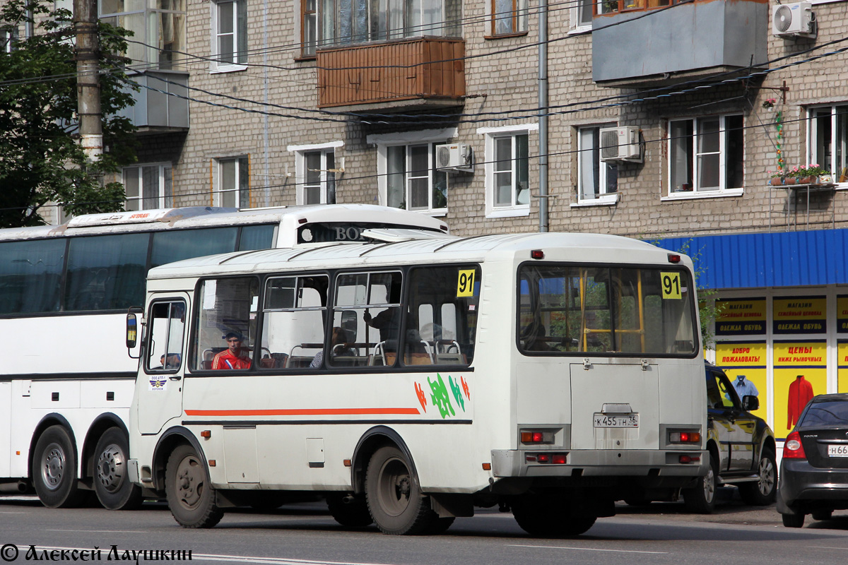 Воронежская область, ПАЗ-32054 № К 455 ТН 36