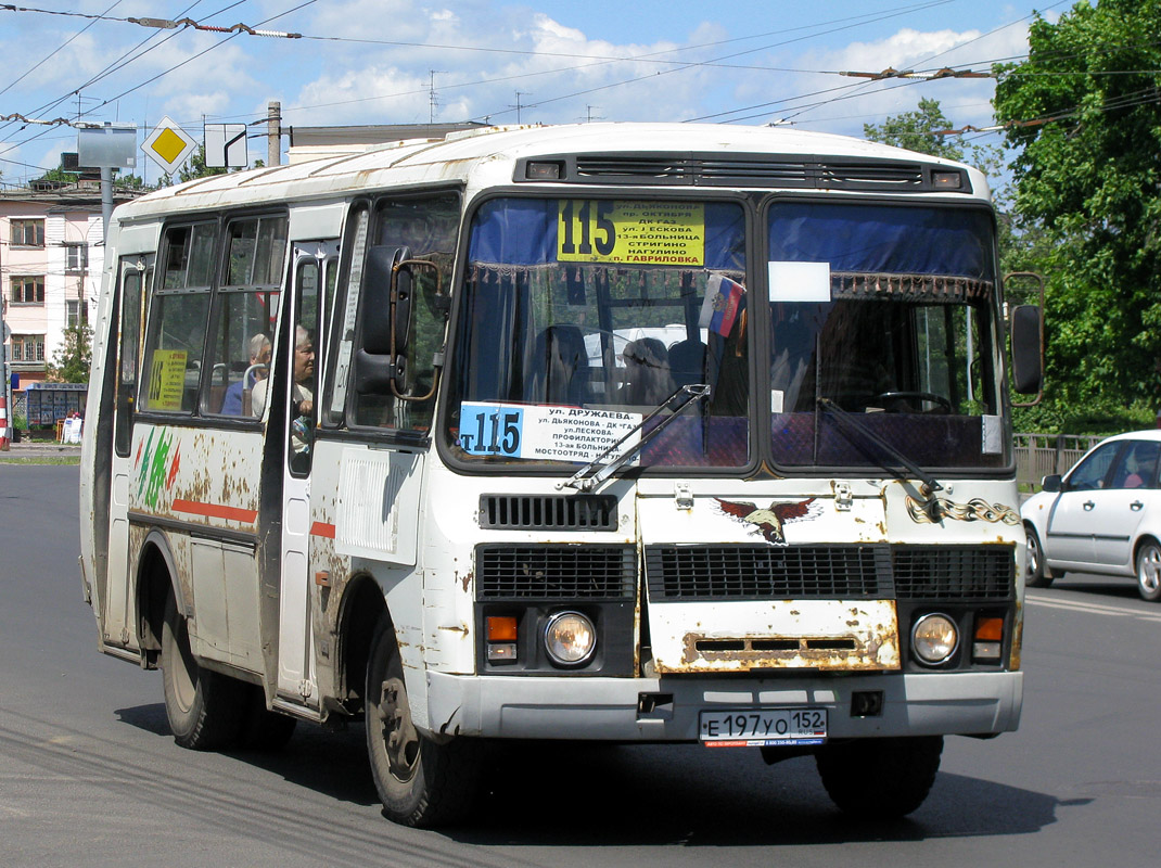 Нижегородская область, ПАЗ-32054 № Е 197 УО 152