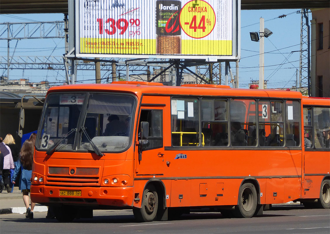 Нижегородская область, ПАЗ-320402-05 № АС 888 52