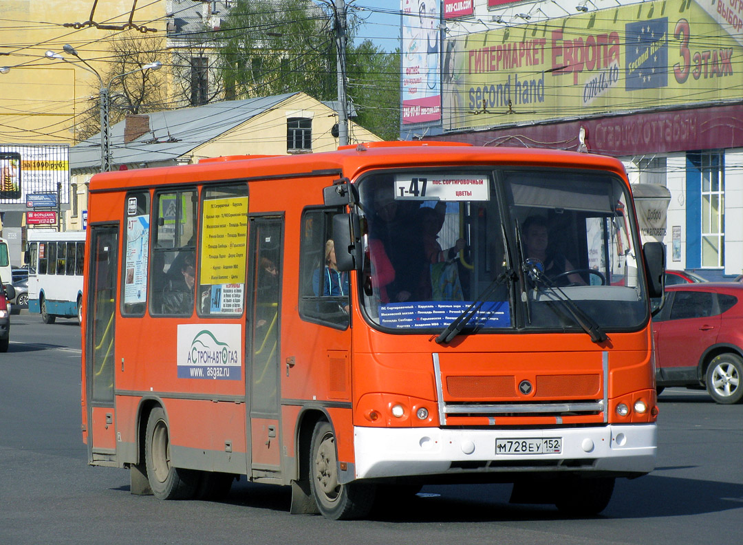 Нижегородская область, ПАЗ-320302-08 № М 728 ЕУ 152