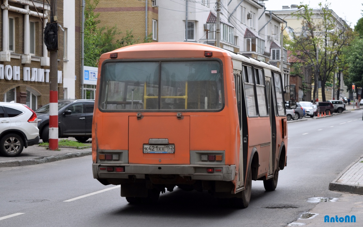 Нижегородская область, ПАЗ-32054 № К 421 ХХ 152