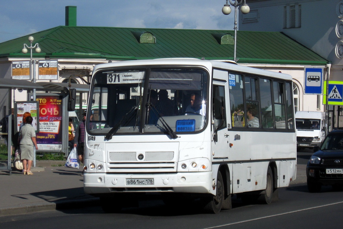 Санкт-Петербург, ПАЗ-320402-05 № 8749