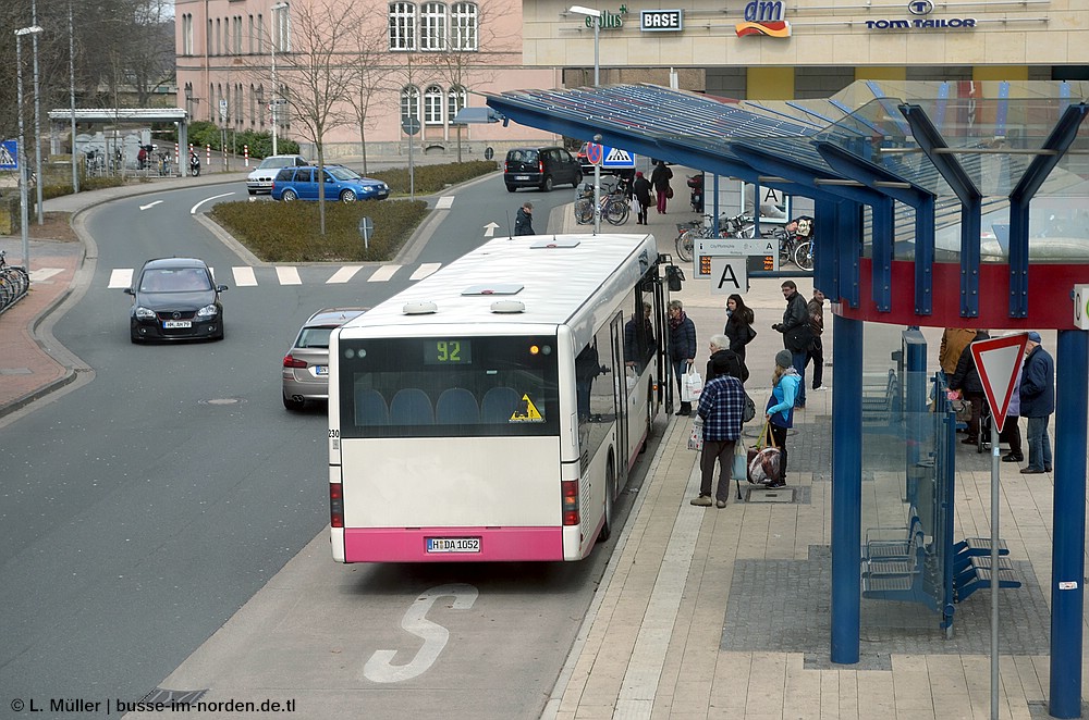 Нижняя Саксония, MAN A20 NÜ313 № H-DA 1052