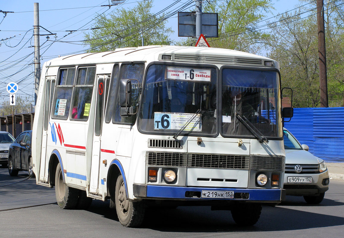 Нижегородская область, ПАЗ-32054 № К 219 НК 152