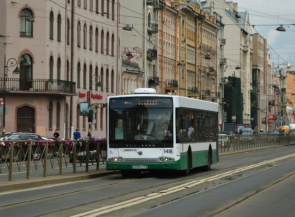 Санкт-Петербург, Волжанин-5270-20-06 "СитиРитм-12" № 1418