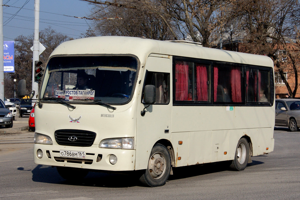 Ростовская область, Hyundai County SWB C08 (РЗГА) № О 786 ВМ 161