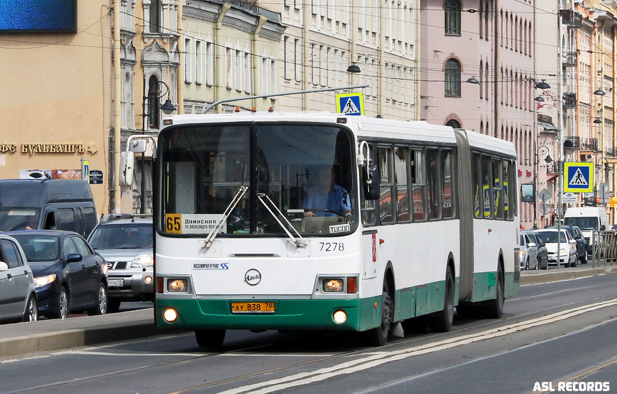 Санкт-Петербург, ЛиАЗ-6212.00 № 7278