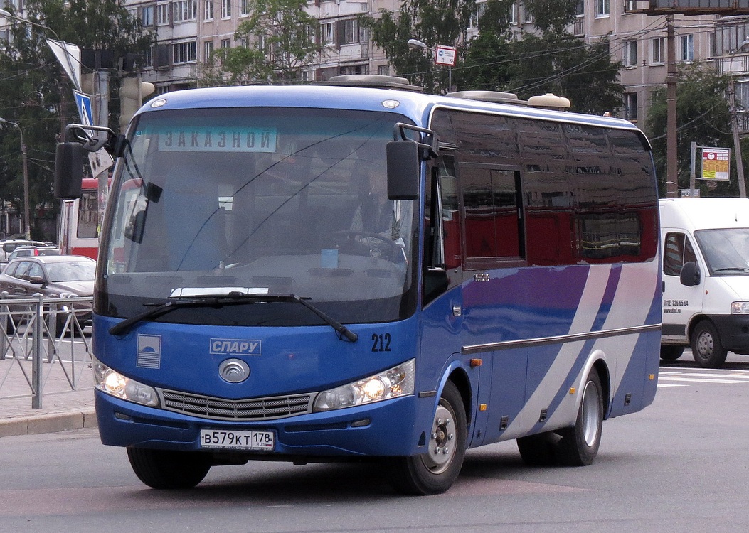 Санкт-Петербург, Yutong ZK6737R № 212