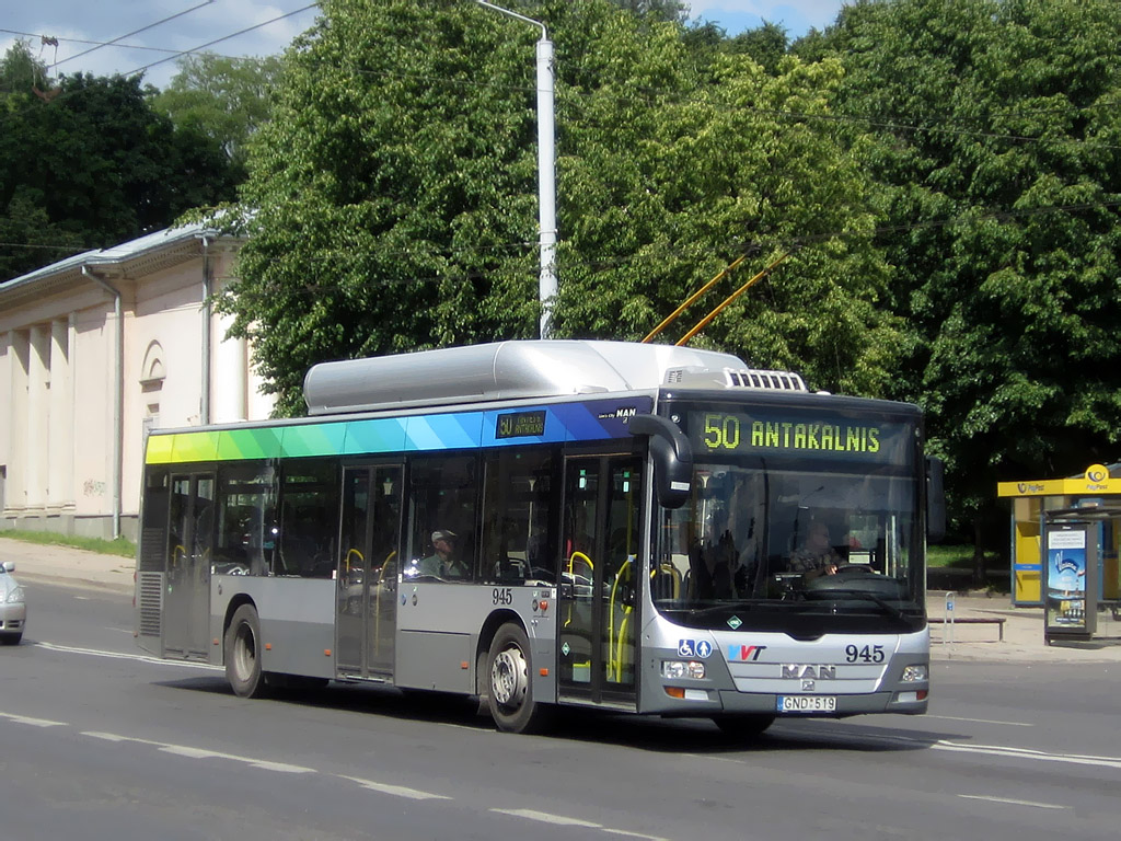 Литва, MAN A21 Lion's City NL273 CNG № 945