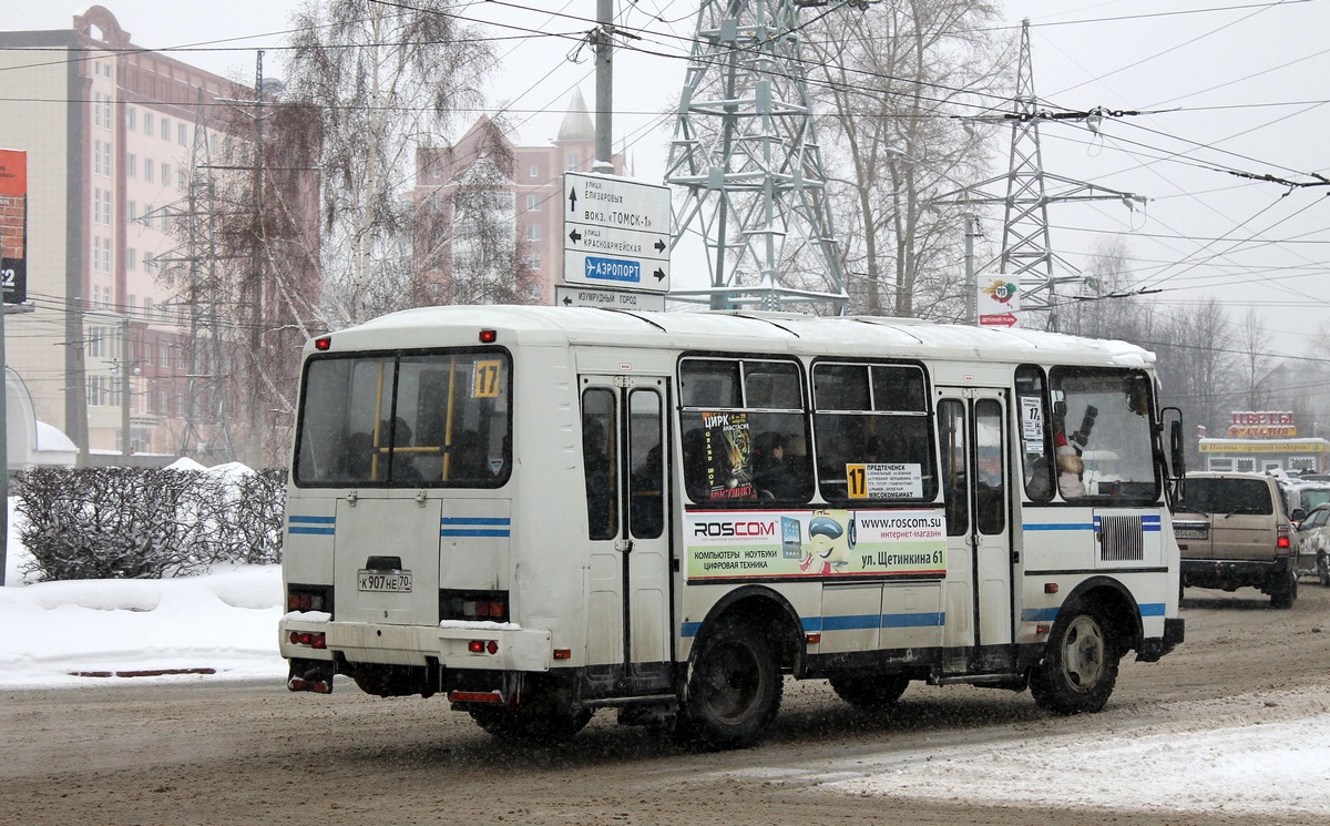 Томская область, ПАЗ-32054 № К 907 НЕ 70