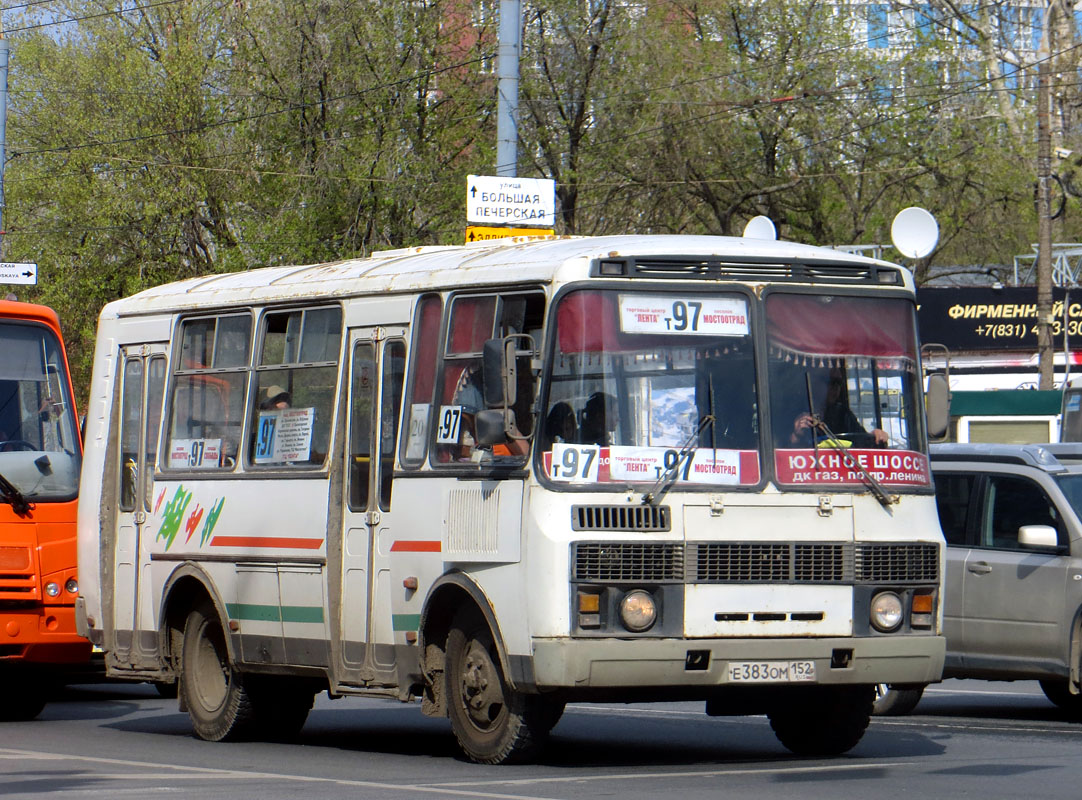 Нижегородская область, ПАЗ-32054 № Е 383 ОМ 152