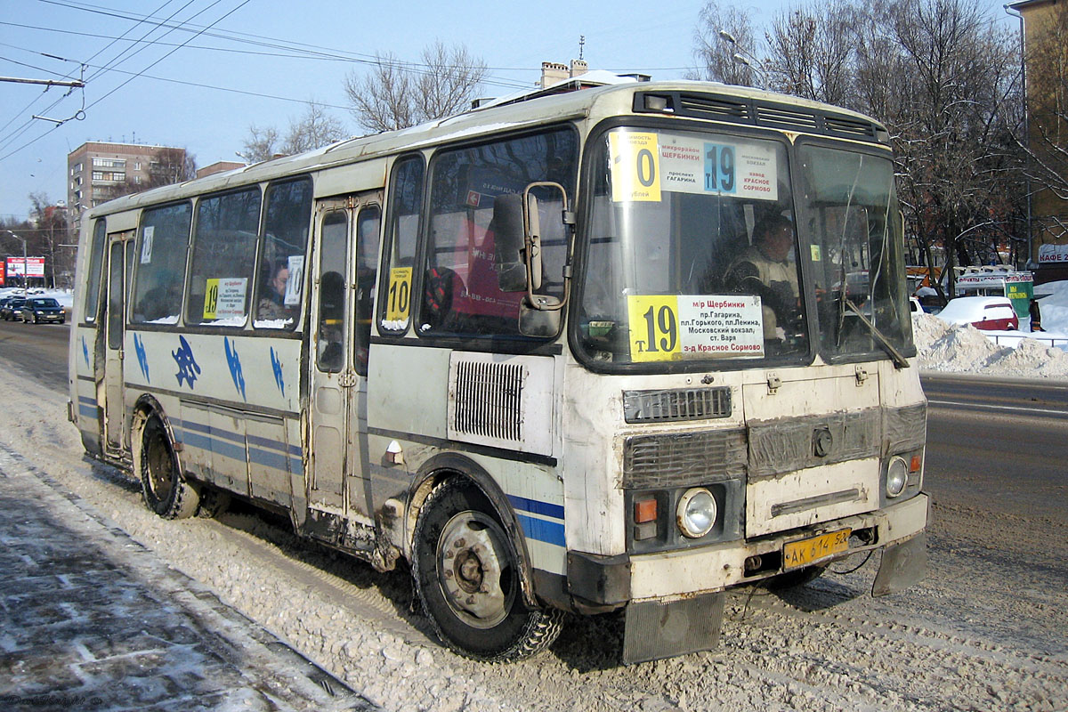 Нижегородская область, ПАЗ-4234 № АК 614 52