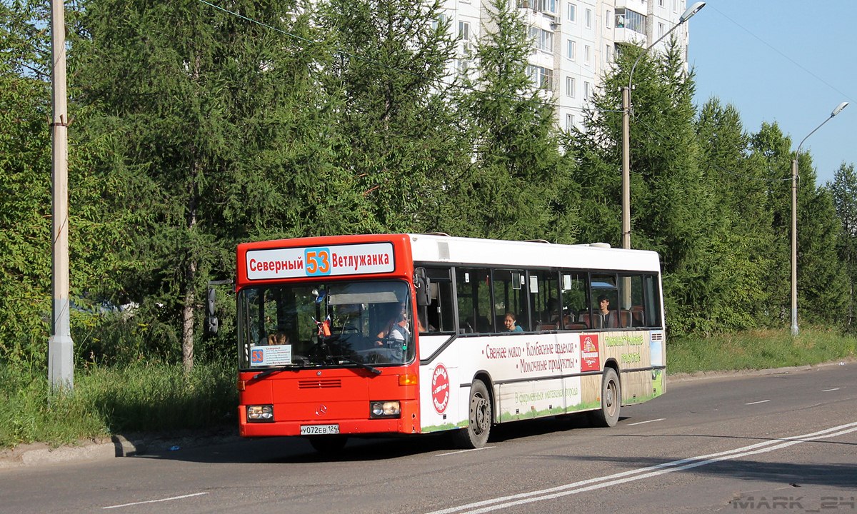 Красноярский край, Mercedes-Benz O405N № У 072 ЕВ 124