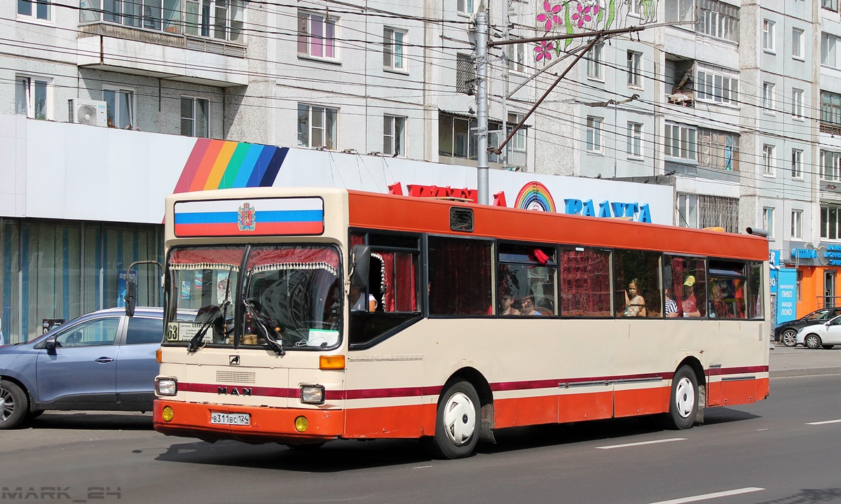 Красноярский край, MAN 791 SL202 № В 311 ВС 124