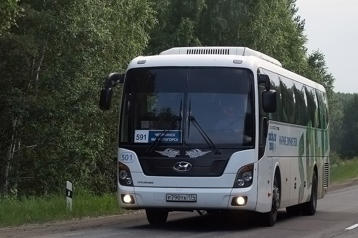 Челябинская область, Hyundai Universe Space Luxury № 501