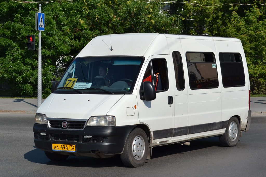 Тюменская область, FIAT Ducato 244 CSMMC, -RT № АА 494 72