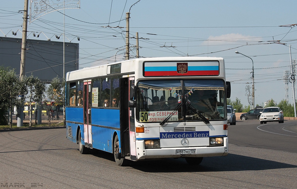 Kraj Krasnojarski, Mercedes-Benz O405 Nr Н 887 МО 124